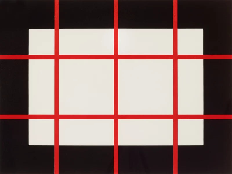 Untitled (1993-94) by Donald Judd – A signed woodcut from an edition of 150, measuring 59.7 x 80 cm, framed. The artwork reflects Judd’s minimalistic approach, with precise, geometric forms that emphasize space and structure.